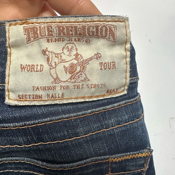 True Religion Brand Jeans Blue Skinny Jeans - Picture 4 of 6